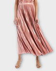 Max & Co Metallic Maxi Skirt - M (10/12)