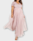 Maya Deluxe Curve Embellished Maxi Dress - 28