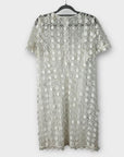 Michael Kors Dot Appliqué Mesh Dress - 12