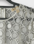 Michael Kors Dot Appliqué Mesh Dress - 12