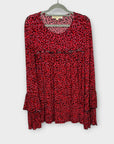 Michael Kors Heart Print Top - 10 (S)