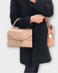Michael Kors Kinsley Top Handle Leather Bag