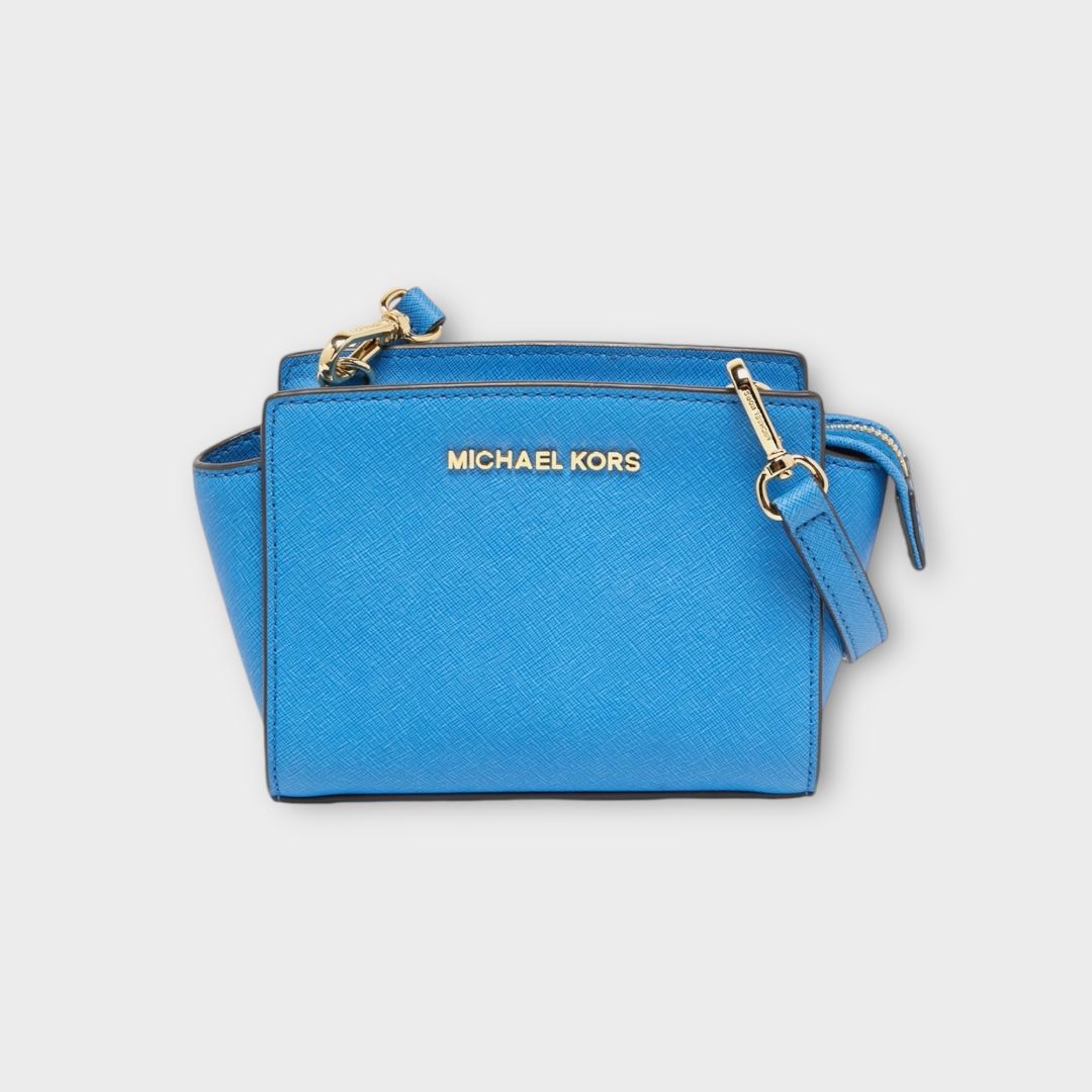 Michael Kors Selma Mini Leather Messenger Bag One Size