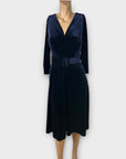 Mimi Frou Frou Belted Velvet Dress - 12/14