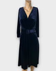 Mimi Frou Frou Belted Velvet Dress - 12/14