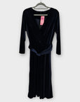 Mimi Frou Frou Belted Velvet Dress - 12/14