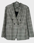 Mint Velvet Check Blazer - 10/12