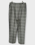Mint Velvet Check Contrast Side Stripe Trousers - 10R