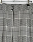 Mint Velvet Check Contrast Side Stripe Trousers - 10R