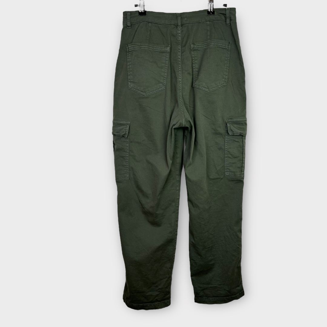 Mint Velvet Cotton Blend Cargo Trousers - 12S