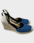 Mint Velvet Denim Espadrille Tie Wedges - 6/39