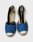 Mint Velvet Denim Espadrille Tie Wedges - 6/39