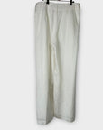 Mint Velvet Linen Blend Wide Leg Trousers - 14R