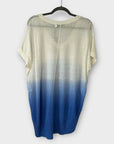 Mint Velvet Ombre Short Sleeve Knit Top - 12/14 (M)