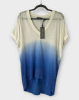 Mint Velvet Ombre Short Sleeve Knit Top - 12/14 (M)