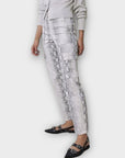 Mint Velvet Snake Print Straight Jeans - 14 (Short)