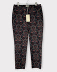 Monsoon Antonia Paisley Cotton Trousers - 10