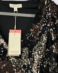 Monsoon Carmen Sequin Embellished Camo Dress - 14 (M)