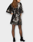 Monsoon Carmen Sequin Embellished Camo Dress - 14 (M)