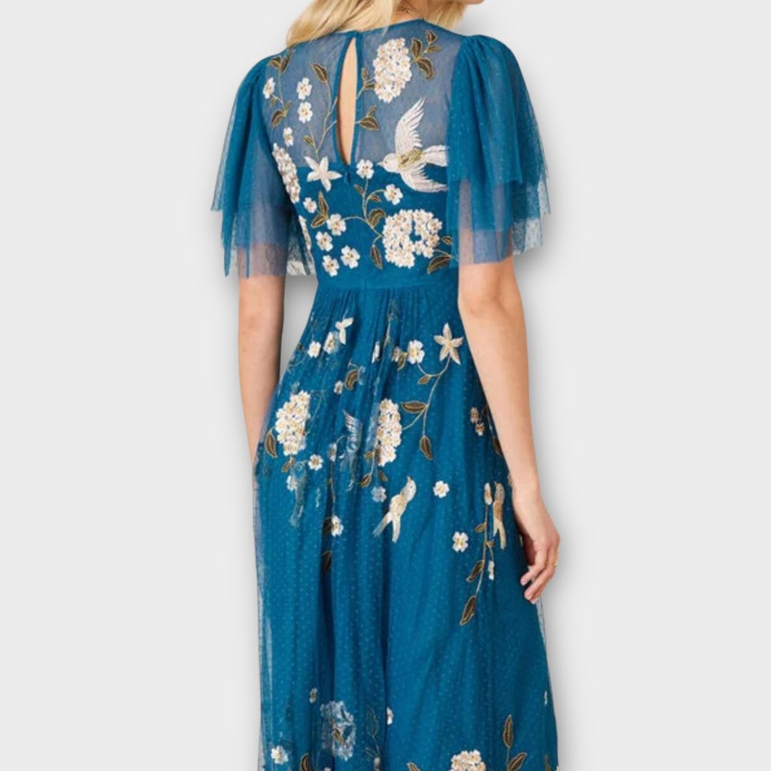 Monsoon embroidered dress discount