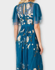 Monsoon Embroidered Floral Midi Dress - 8