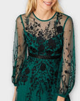 Monsoon Jane Floral Embellished Maxi Dress - 22