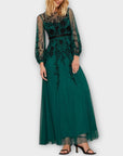 Monsoon Jane Floral Embellished Maxi Dress - 22