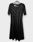 Monsoon Velvet Midi Dress - 12