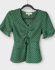 Monteau Polka Dot Top - XS