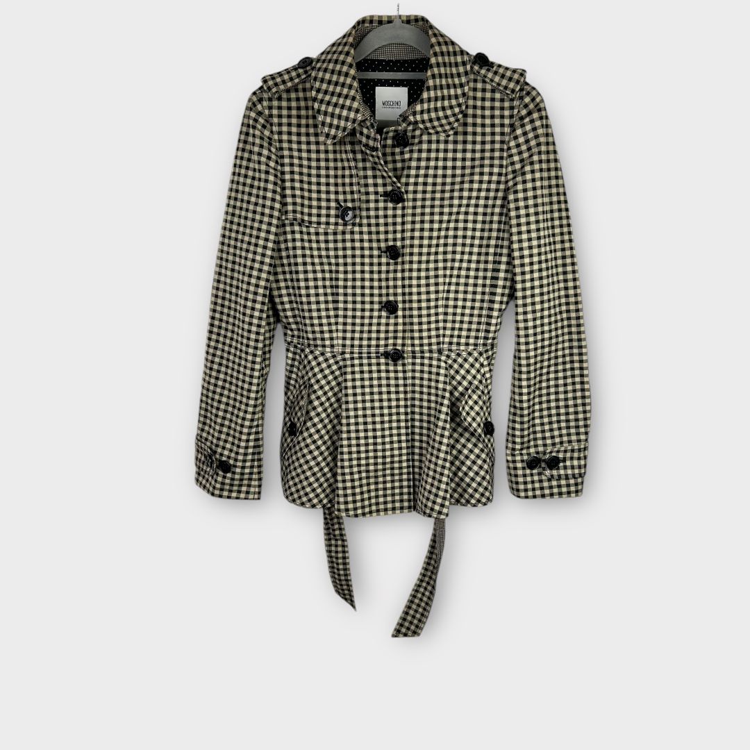 Moschino Cheap Chic Vintage Check Jacket 10 2nd Ave Trading