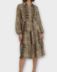 Na-Kd Animal Print Midi Dress - 6/8