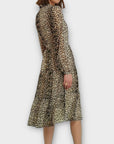Na-Kd Animal Print Midi Dress - 6/8