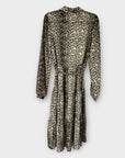 Na-Kd Animal Print Midi Dress - 6/8
