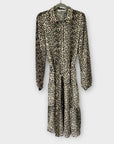 Na-Kd Animal Print Midi Dress - 6/8