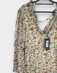 Nasty Gal Floral Ruffle Maxi Dress - 14