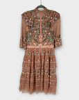 Needle & Thread Tiered Floral Embellished Dress - 8