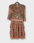 Needle & Thread Tiered Floral Embellished Dress - 8