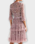Needle & Thread Tiered Floral Embellished Dress - 8
