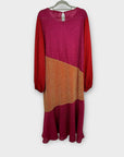 Never Fully Dressed Balloon Sleeve Shimmery Midi Dress - 18