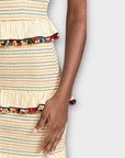 Never Fully Dressed Pom Pom Rainbow Cotton Dress - 12