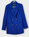 New Look Double-Breasted Boucle Blazer - 10