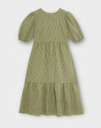 New Look Gingham Tiered Hem Midi Dress - 8 (Petite)