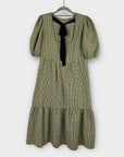 New Look Gingham Tiered Hem Midi Dress - 8 (Petite)