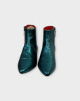 Nicki Hoyne Metallic Leather Ankle Boots - 4/37