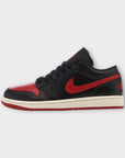 Nike Air Jordan 1 Low Black / Gym Red Sail - 7/40