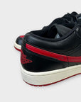 Nike Air Jordan 1 Low Black / Gym Red Sail - 7/40