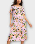 Nobody's Child Alexa Floral Midi Dress - 8