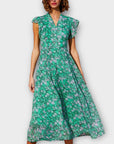 Noella Melody Floral Flounce Dress - 10 (S)
