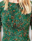 Oasis Confetti Print Midi Dress - S
