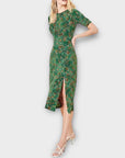 Oasis Confetti Print Midi Dress - S